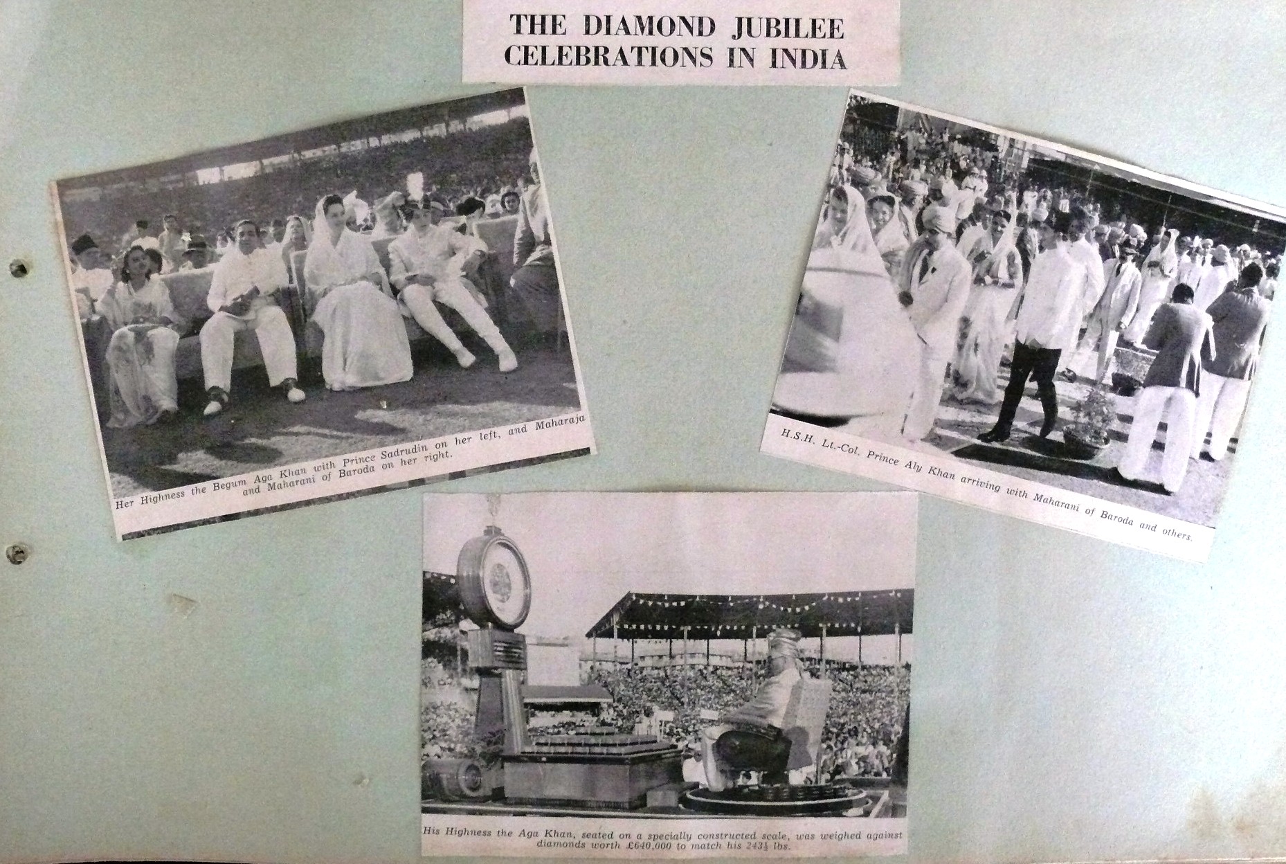 1900 2000 Noorani Family Album 0258 Aga Khan Iii Diamond Jubilee India