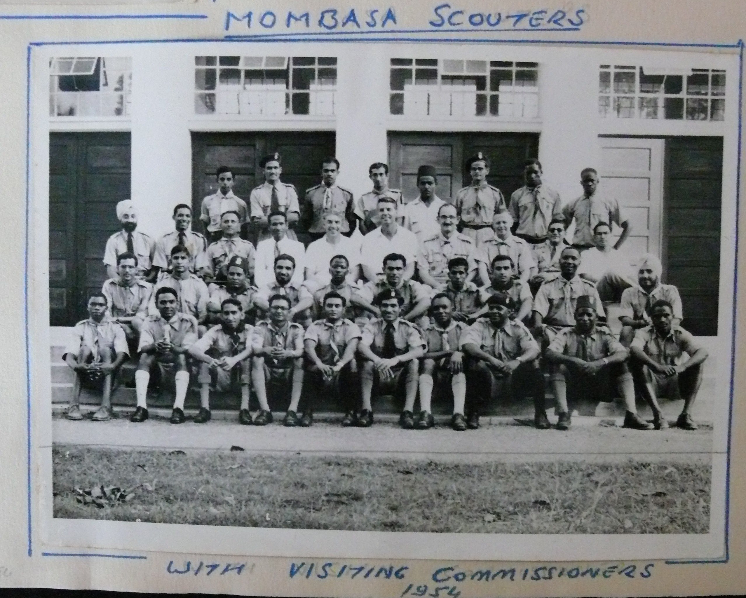 1929 1979 Scouts In Mombasa 1954 Visiting Commissioners 90402