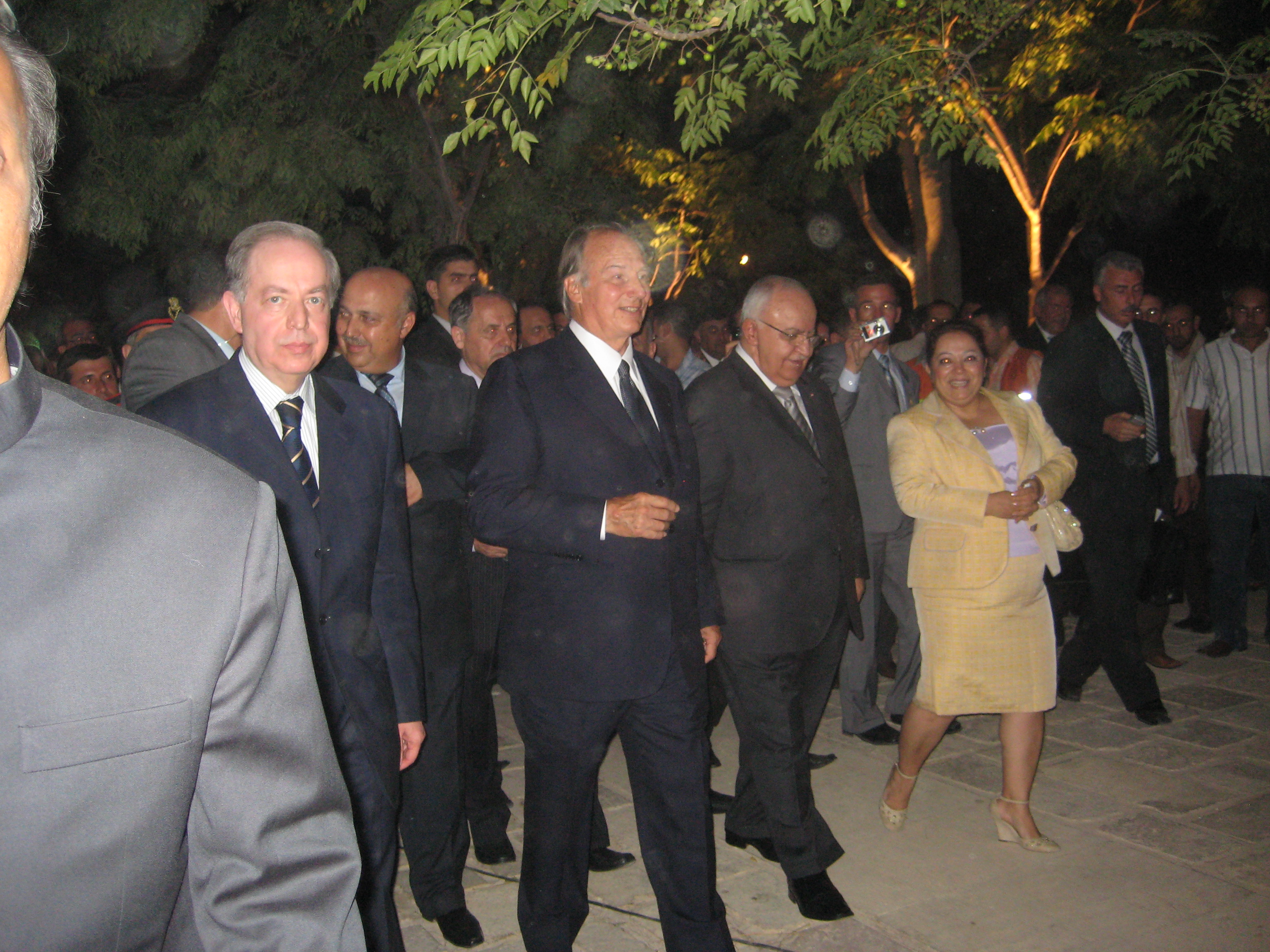 2008 08 29 Aleppo Reception With Government Leaders