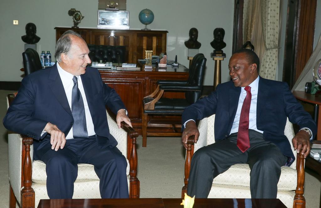 2015 03 02 Aga Khan At Nairobi State House 1