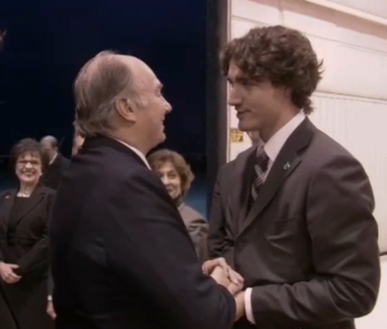 Justin Trudeau And Aga Khan During Golden Jubilee 02