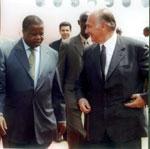 New Vision w/photo - THE AGA KHAN, MUSEVENI MEET - 2003-02-24