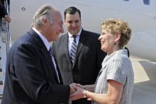 Mawlana Hazar Imam arrives in Toronto ahead of Foundation Ceremony - 2010-05-27