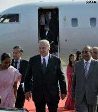 Aga Khan on a 12-day visit of India   2013-09-17  