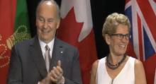 Aga Khan signs Protocol with Ontario Government - Queens Park 2015-05-25