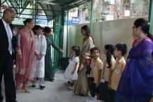 Princess Zahra reviews redevelopment of Prince Aly Khan Hospital in Mumbai 2014-06-03