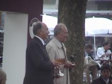 Aga Khan at the 2012 Qatar Prix de l' Arc d'Triomphe