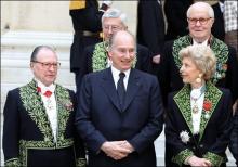 Le prince Karim Aga Khana fait son entrée à la prestigieuse Académie des Beaux-Arts à Paris - 2008-06-18
